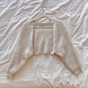 Cream Knit Shrug/Cardigan/Bolero